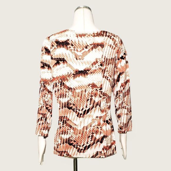 Dana Buchman Beaded Accent Top NWOT - Picture 7 of 8